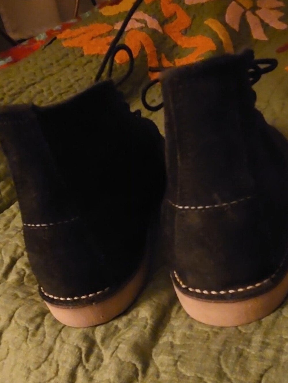 Red Wing Shoes Men's Black Suede Chukka Boots - Picture 3 of 5